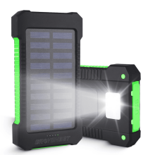 Solar Charger Power Bank 8000mAh, Dual USB Fast Charging Portable Battery Pack with Solar Panel for All Phones & Devices