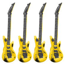 QTBIUQ 4 PCS Kids Inflatable Guitar Toy Set, Easy Inflate/Deflate, Stage Props for Parties, Fun & Educational Gift for Children