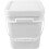 Eease White Plastic Pails with Handle and Lids - 10L 1
