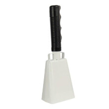 Steel Cowbell with Handle Hand Percussion for Party Sport Events Cheering Bell