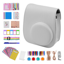 12-in-1 Instant Camera Accessories Kit for Fujifilm Instax Mini 11, Compatible with Mini 9/8+/90 – Bag, Strap, Album, Clips, Frame, String,