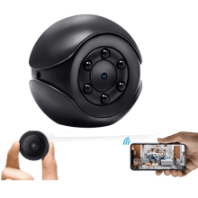 Mini WiFi Camera 1080P Full HD, Wireless Small Security Cam with Night Vision & Motion Detection