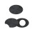 6PCS Laptop ABS Source Material 2 In 1 Camera Privacy Sticker Cover Webcam Cover(Black) 3