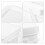 Eease White Plastic Pails with Handle and Lids - 10L 3