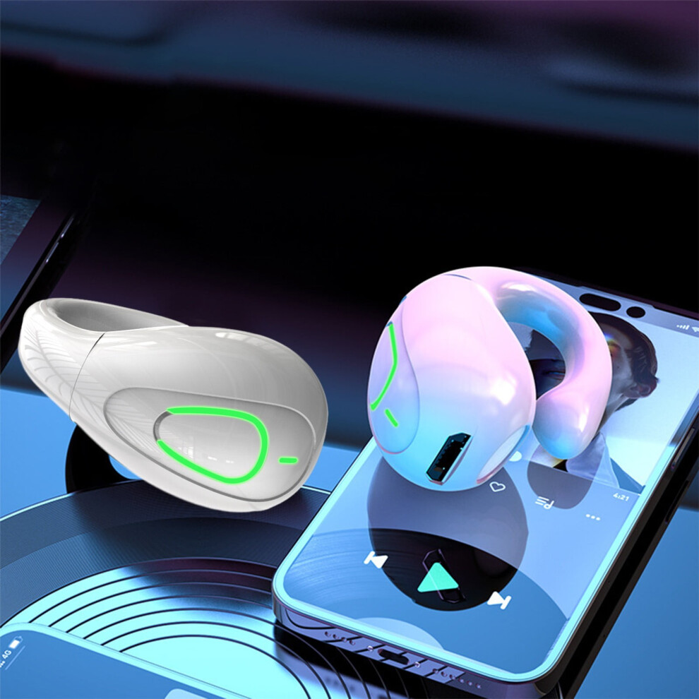 Non-Destructive Bluetooth 5.3 Open Ear Headphones 2024, Bone Conduction Wireless Earbuds With Dual 16.2Mm Drivers & Deep Bass 9389440247239
