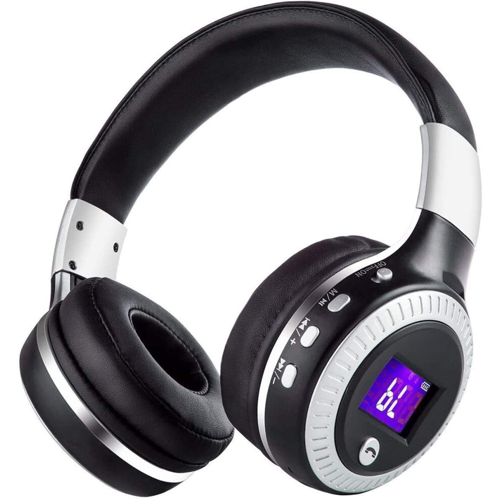Linlin Bluetooth Over Ear Headset, Wireless Foldable Headphones With Mic, Fm, Tf Card, Aux, Compatible With Pc, Tv, Smart Phones & Tablets 9389440247413