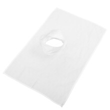 Massage Table Towel Supplies Message Bed Cloth Satin Coverlet Cradle Cushion Spa 2 PCS White