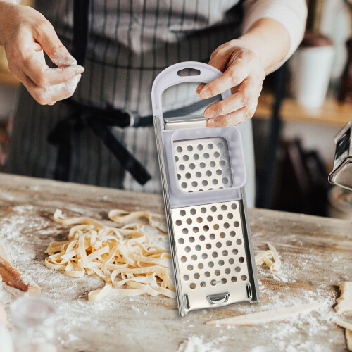 2 Pc Stainless Steel Planer Egg Noodles Dough Scraping Tool Wisking Tool Pasta Maker Gnocchi Making Tool 2