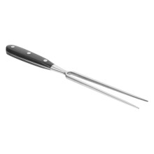 Stainless Steel BBQ Fork with Ergonomic Solid Handle for Meat Carving Turkey Beef Grilling