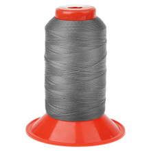 500 Meters Bonded Nylon Thread Heavy Duty Resistant Outdoor Thread for Upholstery Outdoor Drapery Leather and Luggage Dark Gray