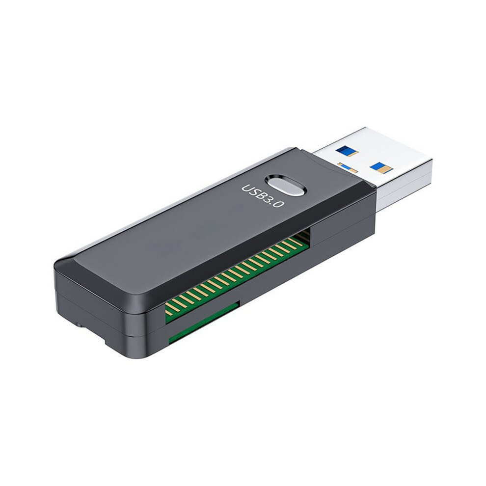 2 In 1 Usb 3.0 Card Reader Tf/Sd Card Reader High Speed Data Transmission Smart Cardreader For Pc Laptop Black 9389440395435