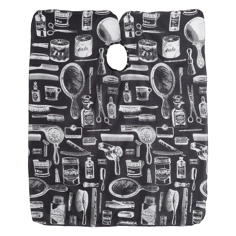 Unisex Solomi Cape Hairstyle Waterproof, Compatible With Professional Hairdressing Cap, Shale Hairstyle Robe, 3 Types (Edition: Peigne)