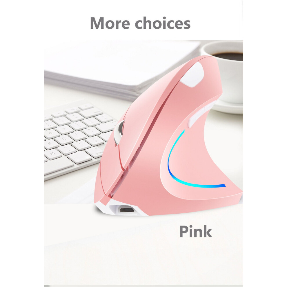 H1 Ergonomic Vertical Wireless Mouse Charging 2.4G Computer Notebook Stereo Mouse In Stock 9389440792432