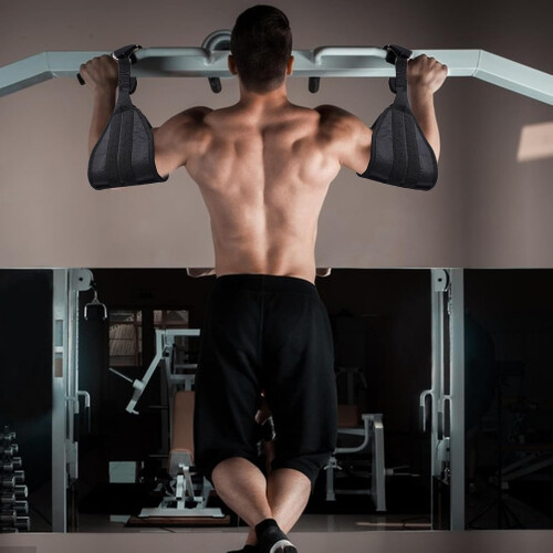 Adjustable Ab Straps with Ergonomic Arm Support for Pull Up Bar and Core Workout at Home Gym 1
