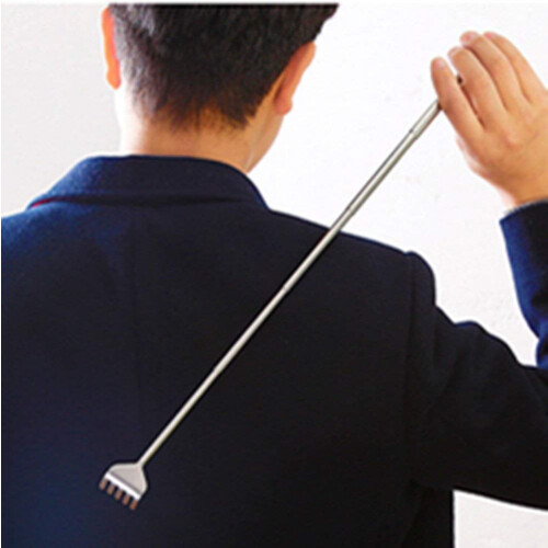 2Pcs Telescoping Back Scratcher Extendable Metal Telescopic Massager Extends Backscratcher 2
