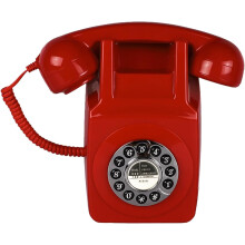 Wall Telephone, Corded Landline Phone for Home, Wall Mounted Retro Telephone, 1960s Old Fashion Antique Phones, Single