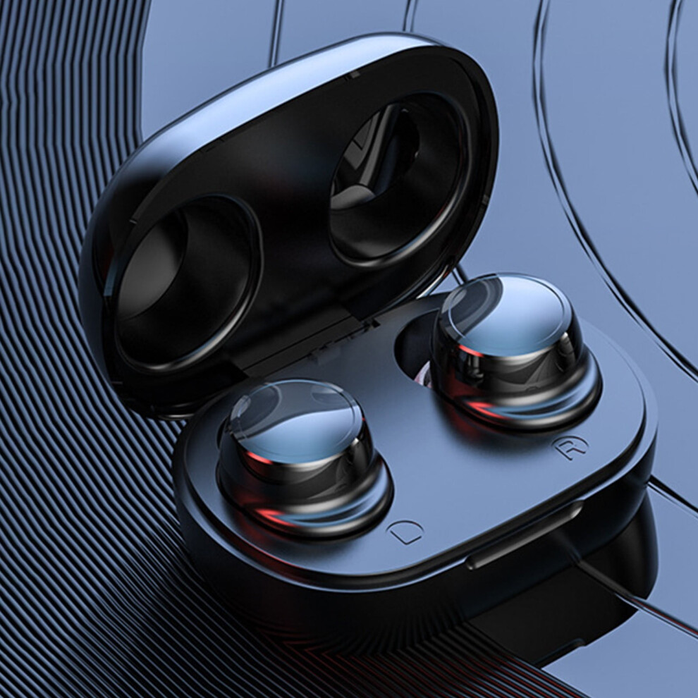 Avtoify In-Ear Wireless Bluetooth Headset Call Noise-Canceling Ultra-Long Standby Mini-Style Sports Bluetooth Headset Black 9389440793576