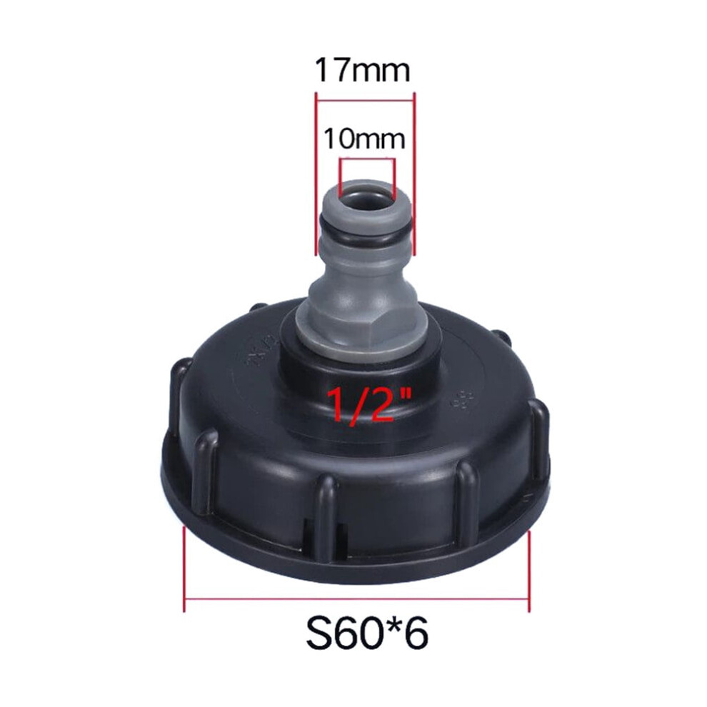 Mosiee Ibc Tank Tap 60Mm Coarse Thread Fitting 1000 Litre Water Container Fitting 9389440794993