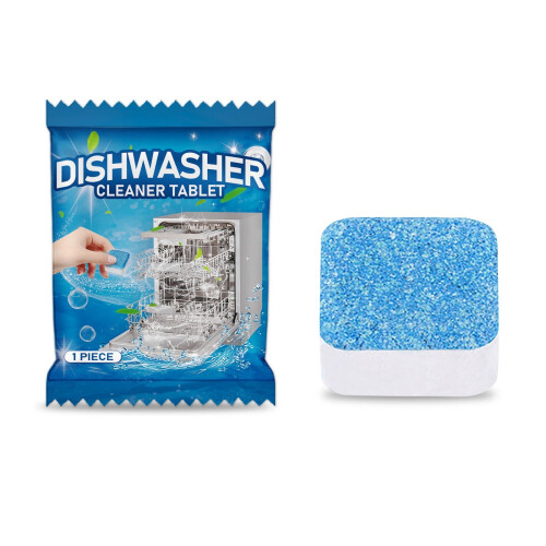 UNLLLL Dishwasher Cleaning Effervescent Tablets, Multi-effect Solid Tablets for Removing Dirt, Dust, Odor, Oils, Grease, Household Cleaning 1