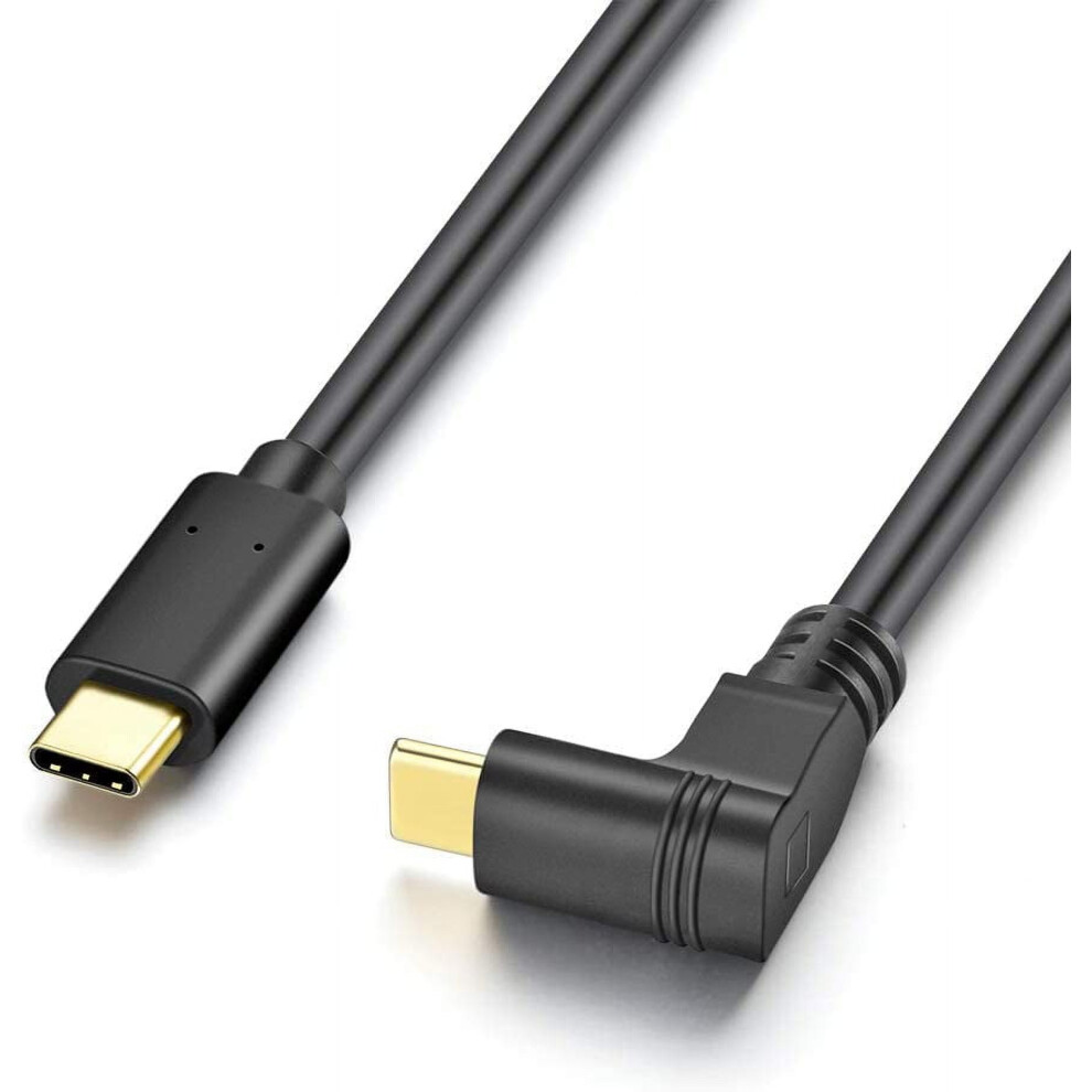 Quick Charge Usb Type C Right Angle 90 Degree Male To Usb Type C Male 3 Amp Sync And Charging Cable Cord Wire 9389440847460