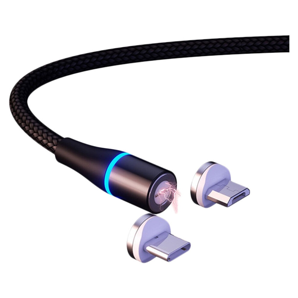 Data Line Charger Cord Type-C Cable Type-C Magnetic Charger Led Charging Cable Usb Chargers Type-C Charger Cable Light 9389440847422