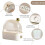 Electric Egg Boiler, Mini Electric Steamer for Boiled Eggs, Fast Heating Egg Boiler with Timer Shut-Off, Kitchen Utensils Accessories Withe 4