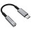 Headphone Jack Adapter Multi- Functional Adapter Type-C to 3.5mm Headset Adapter Audio Line Nylon 1