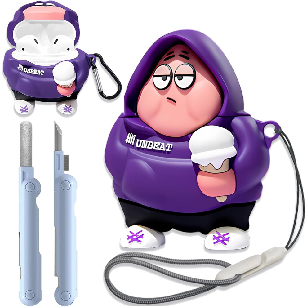 Cute Compatible With Airpods Case For Airpod 2Nd/1St, Fun Kawaii Fashion Cartoon 3D Cool Silicone Case For Compatible With Airpods 1&2Nd 9389440848313