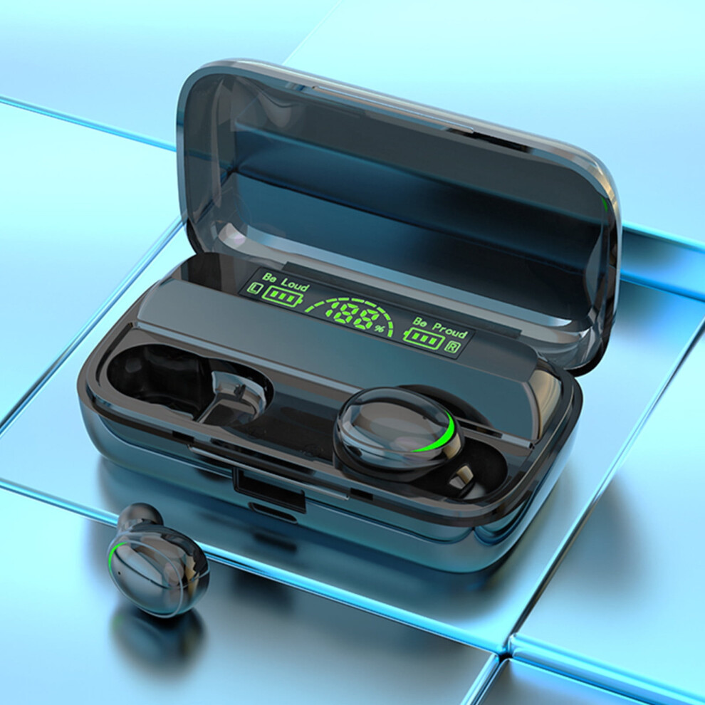 Ozmmyan Wireless Bluetooth 5.1 Earbuds With Microphone Bluetooth Headphones For With Finger Control Ipx5 Charge Case Low Price On Tech Gifts 9389440849600