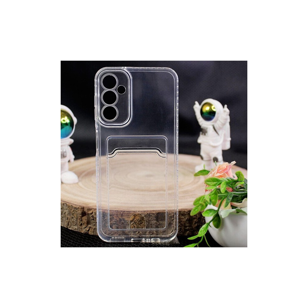 Compatible With Samsung Galaxy S24/S23/S22/S21 Case Card Holder Mobile Phone Case Slot - Transparent Compatible With Samsung S21 Ultra 9389440567306