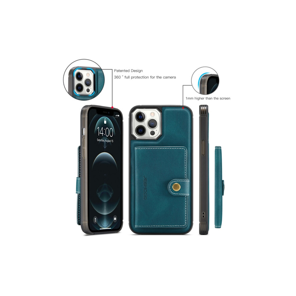 Jeehood 3In1foldable Wallet Case For Compatible With Iphone 13 | Green 9389440567405