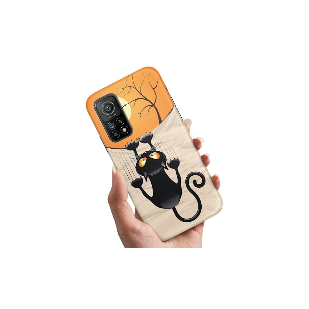 Compatible With Xiaomi Mi 10T/10T Pro - Case/Mobile Case Scratching Cat 9389440567351