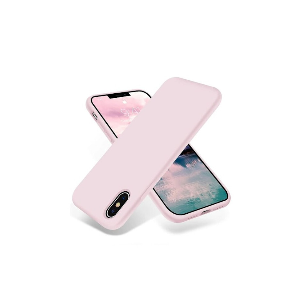 Compatible With Iphone X/Xs Cover - Silicone Sand Rvelon Pink 9389440567870