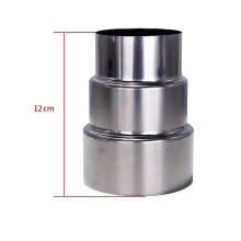 Stainless Steel Flue Liner Reducer / Tubing Connector Chimney Adaptor Stove Pipe
