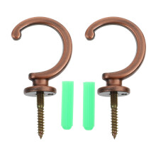 2pcs Curtain Holdback Zinc Alloy Curtain Tieback Curtain Hook Curtain Holder