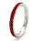 Stainless Steel Eternity 3 mm Ruby & Blue Sapphire Color Crystal Stackable Rings (2 pieces) Set 2