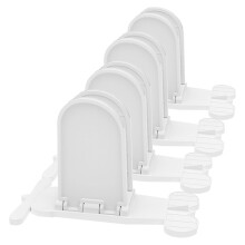 Children's Window Lock 4 Pcs Safety Locks for Doors Sliding Kids Plastic Baby White