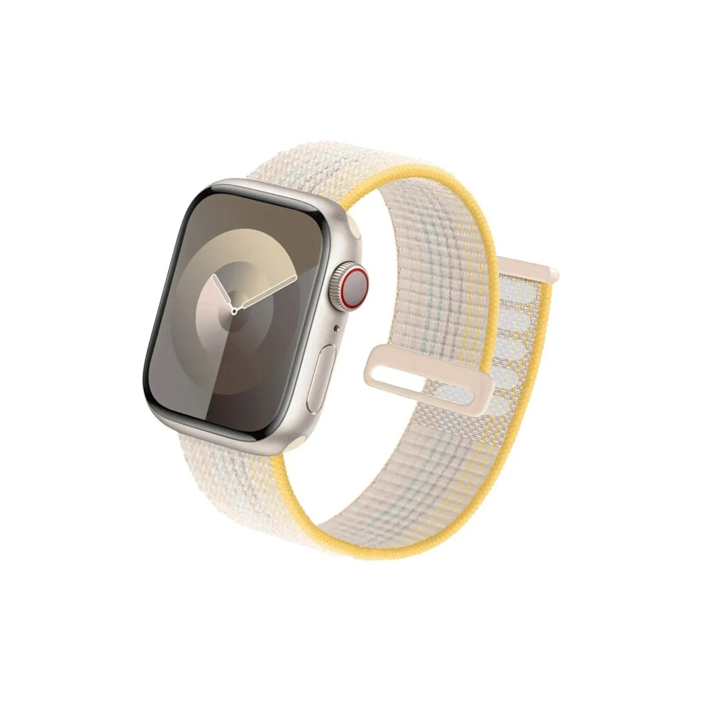 Nylon Loop Bracelet Compatible With Apple Watch 49Mm Ultra2, 40-46Mm For Iwatch Series 10 9 8 Se 7 6 5 4, Starlight 9389440655737