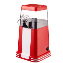 Vintage Hot Air Popcorn Maker with Oil Compact Design for Home Theater and Movie Nights