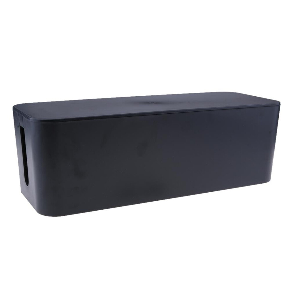 Dustproof 18Inch Storage Box Cables Wires Cords Management Organizer Holder - Blk, As Described 9389440656215