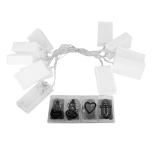 Creative Party & Home Decor, Battery Operated Decorative Lights with 26 English Letters for Customizable Combinations, Warm White LED String Lights