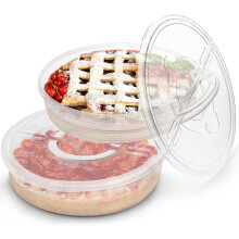Hemoton Reusable Pizza Slice Box Pizza Keeper Portable Pizza Case Portable Pie Piece Carrier