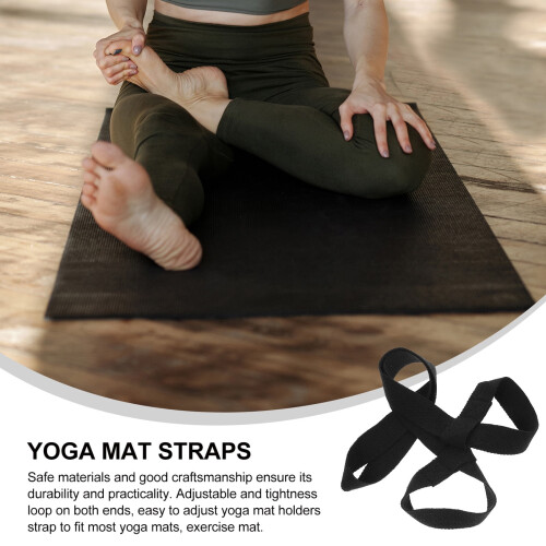 2 Pcs Yoga Mat Straps on Food Multi-function Cushion Cotton 1
