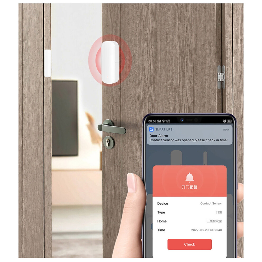 Home Graffiti Wifi Door Magnetic Sensor Intelligent Door And Window Intrusion Detector Alarm For Home Lightning Deals Of Today 9110895379639