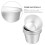 10 Pcs Mold Cake Pan Non-stick Baking Round Muffin Cupcake Molds Simple Tools Gadgets Pudding 3