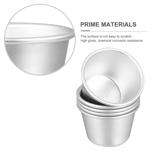10 Pcs Mold Cake Pan Non-stick Baking Round Muffin Cupcake Molds Simple Tools Gadgets Pudding 2