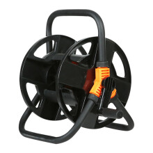 Garden Hose Reel with Tangle Hose Storage, WeatherResistant Metal Holder for Outdoor Use