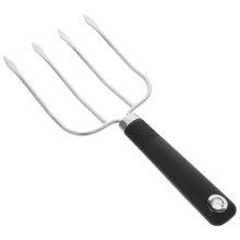 Stainless Steel Turkey Lifter Forks Heavy Duty FourProng Meat Carving Tools for Poultry and BBQ