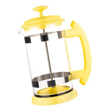 French Press Coffee Maker with Shatterproof Glass and Stainless Steel for Home and Office Use