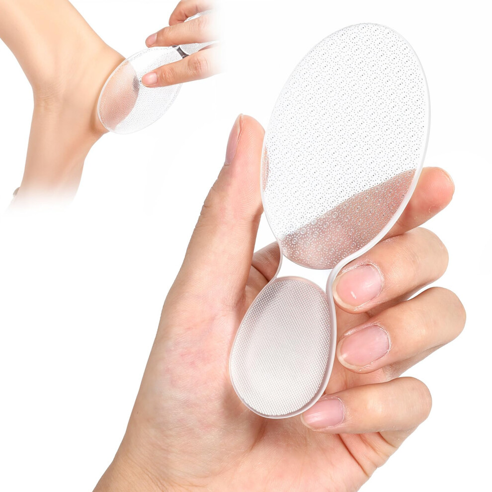 Nano Glass Foot File Callus Remover with Ergonomic 8Shaped Grip, DualSided for Smooth Heels